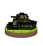 デフォルメ戦車スタンプ 2（個別スタンプ：5）