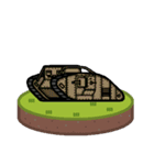 デフォルメ戦車スタンプ 2（個別スタンプ：15）