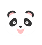 Cute Panda Faces（個別スタンプ：1）