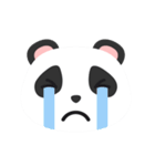 Cute Panda Faces（個別スタンプ：4）