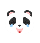 Cute Panda Faces（個別スタンプ：6）