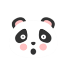 Cute Panda Faces（個別スタンプ：7）