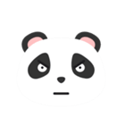 Cute Panda Faces（個別スタンプ：9）