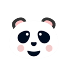 Cute Panda Faces（個別スタンプ：10）