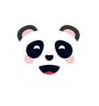Cute Panda Faces（個別スタンプ：12）