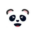 Cute Panda Faces（個別スタンプ：13）