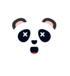 Cute Panda Faces（個別スタンプ：14）
