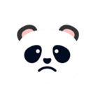 Cute Panda Faces（個別スタンプ：15）