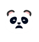 Cute Panda Faces（個別スタンプ：16）
