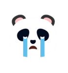 Cute Panda Faces（個別スタンプ：17）