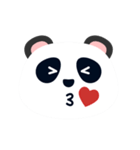 Cute Panda Faces（個別スタンプ：18）