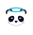 Cute Panda Faces（個別スタンプ：19）