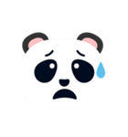 Cute Panda Faces（個別スタンプ：23）