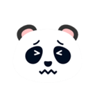 Cute Panda Faces（個別スタンプ：24）