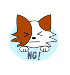 パピヨン犬 ゆるパール♪ 第2弾（個別スタンプ：2）
