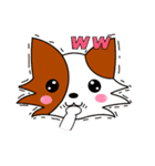 パピヨン犬 ゆるパール♪ 第2弾（個別スタンプ：6）