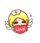 Different moods of a nurse（個別スタンプ：1）