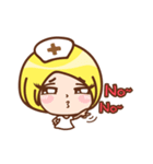 Different moods of a nurse（個別スタンプ：7）