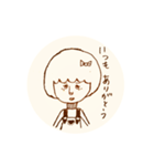 わんこと女の子（個別スタンプ：12）