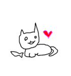 アンニュイな猫と男の子（個別スタンプ：24）