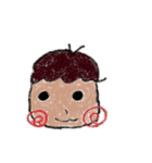 家族スタンプwith くーちゃん（個別スタンプ：6）