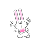 BUNNY The Little Cute White Rabbit（個別スタンプ：3）