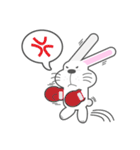 BUNNY The Little Cute White Rabbit（個別スタンプ：12）