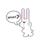 BUNNY The Little Cute White Rabbit（個別スタンプ：14）