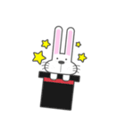 BUNNY The Little Cute White Rabbit（個別スタンプ：18）