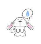 BUNNY The Little Cute White Rabbit（個別スタンプ：19）