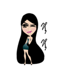 Pretty Girl confident（個別スタンプ：2）