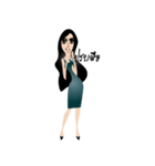 Pretty Girl confident（個別スタンプ：4）