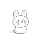 おちゃめなピンクほっぺの白うさぎちゃん（個別スタンプ：18）
