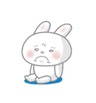 おちゃめなピンクほっぺの白うさぎちゃん（個別スタンプ：26）
