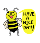 Busy Bee in January（個別スタンプ：14）