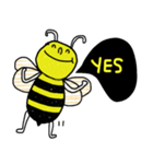 Busy Bee in January（個別スタンプ：22）