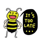 Busy Bee in January（個別スタンプ：24）