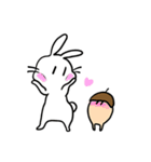 うさぎとどんぐり（個別スタンプ：5）