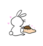 うさぎとどんぐり（個別スタンプ：6）