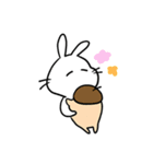 うさぎとどんぐり（個別スタンプ：17）