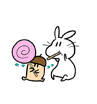 うさぎとどんぐり（個別スタンプ：21）