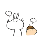うさぎとどんぐり（個別スタンプ：30）