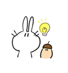 うさぎとどんぐり（個別スタンプ：33）