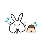 うさぎとどんぐり（個別スタンプ：35）