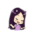 Cute Purple Zwi（個別スタンプ：4）