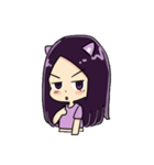 Cute Purple Zwi（個別スタンプ：5）