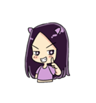 Cute Purple Zwi（個別スタンプ：6）
