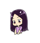 Cute Purple Zwi（個別スタンプ：7）