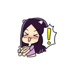 Cute Purple Zwi（個別スタンプ：12）