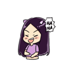 Cute Purple Zwi（個別スタンプ：14）